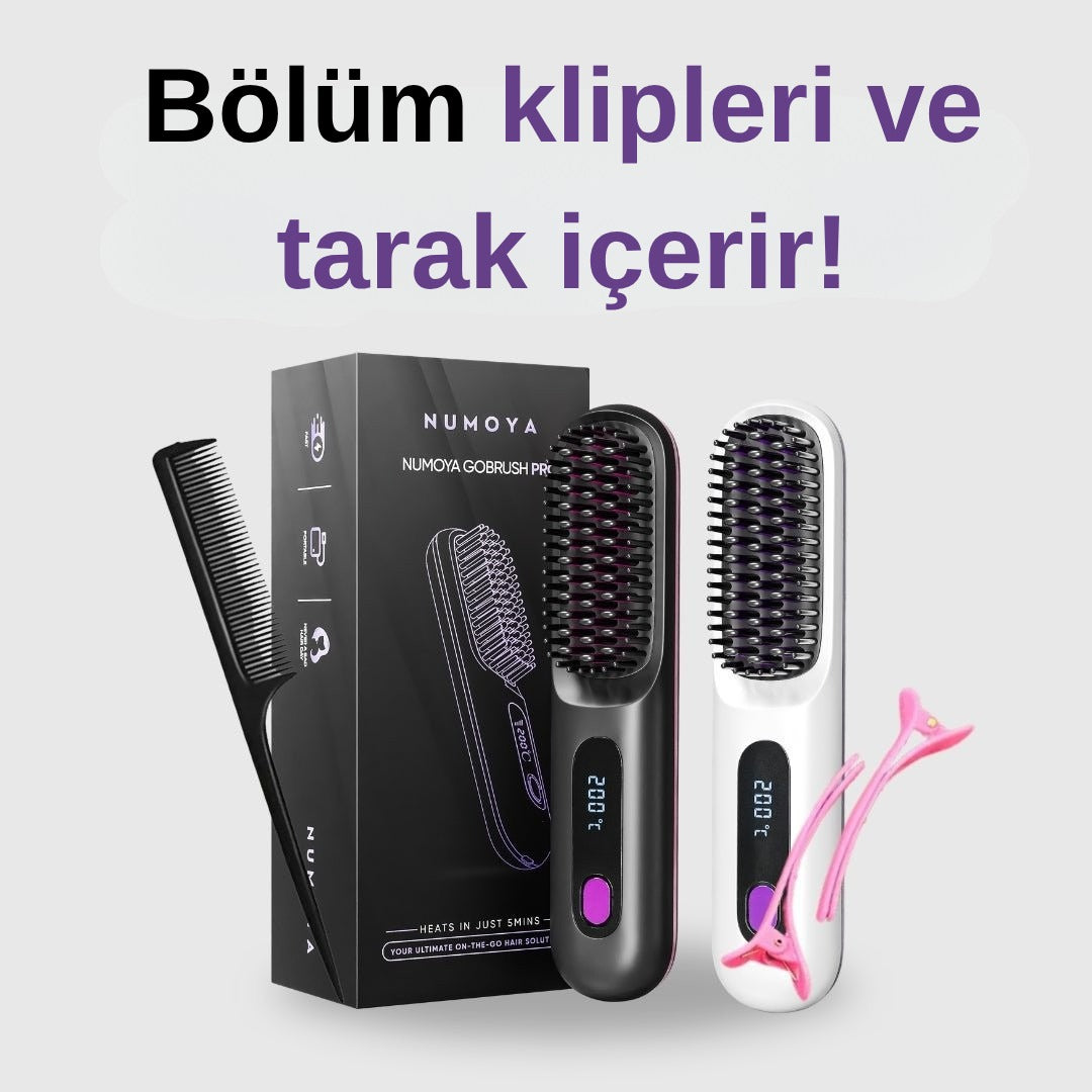 Taşınabilir Düzleştirici Fırça GoBrush PRO