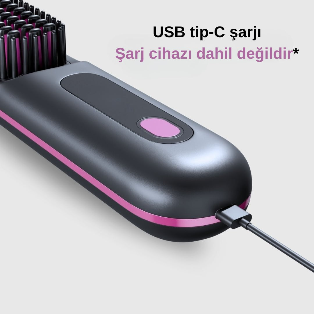Taşınabilir Düzleştirici Fırça GoBrush PRO